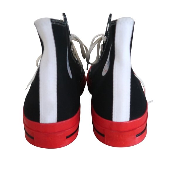 COMME DES GARCONS Play x Converse high top sneakers M 11 W 13 - Picture 4 of 10